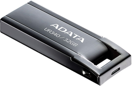 Adata Ur340 32GB USB 2.0 Stick Μαύρο