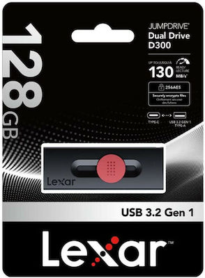 Lexar 128GB USB 3.2 Stick Black