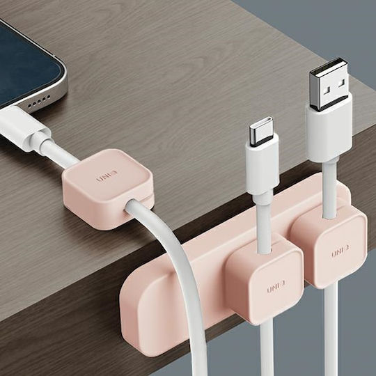 Uniq Cable Clips 1pc Pink