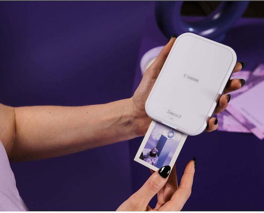 Canon Zoemini 2 Zink Photo Printer with Bluetooth White