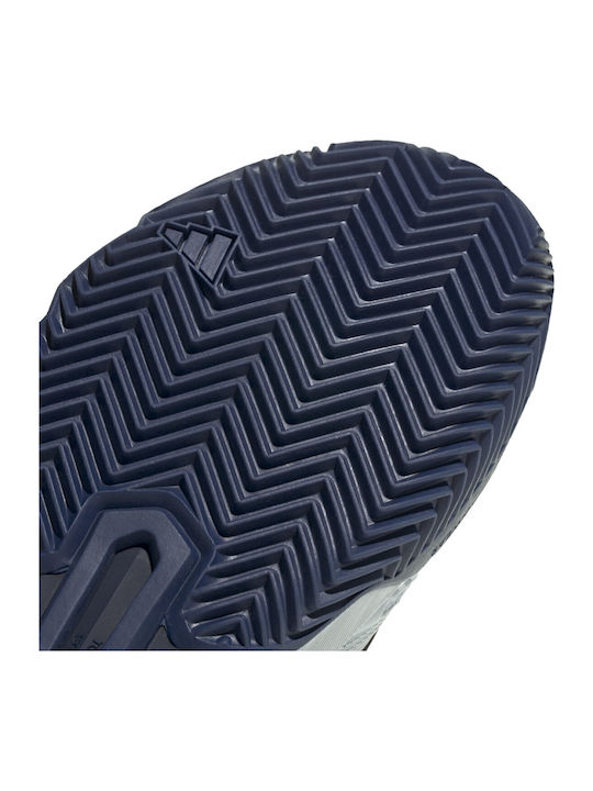 adidas Courtjam Control 3 Ανδρικά Παπούτσια Τένις για Χωμάτινα Γήπεδα Μπλε