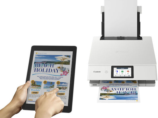 Canon Pixma TS8751 Έγχρωμoς Εκτυπωτής Inkjet με WiFi και Mobile Print 6152C026