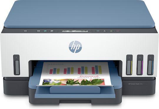 HP Smart Tank 725 All-in-One Έγχρωμο Πολυμηχάνημα Inkjet με WiFi και Mobile Print