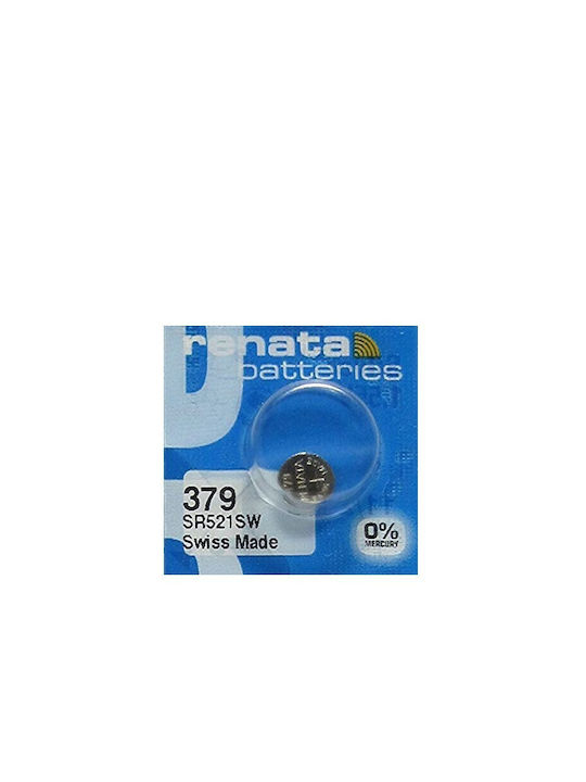 Renata 379/SR521SW Μπαταρία Silver Oxide Ρολογιών SR63 1.55V 1τμχ