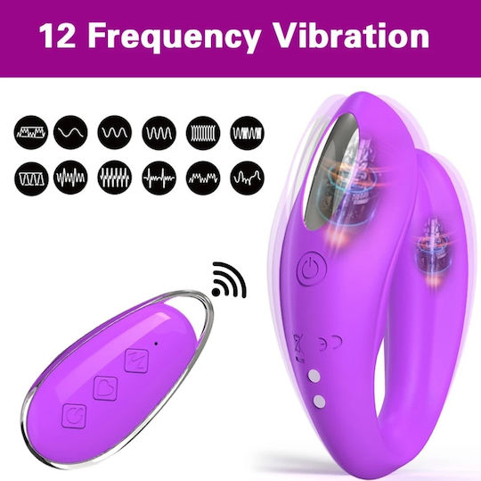 Mokko Toys Clitoral Vibrator with Remote Control Purple