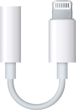 Apple Converter Lightning male to 3.5mm female White 1pcs (AP-MMX62ZM/A)