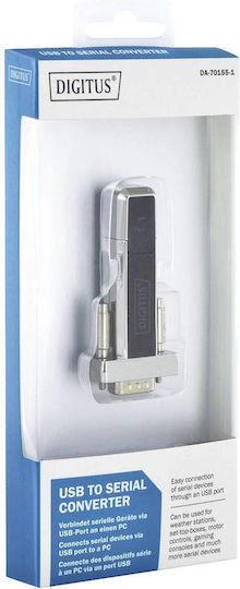 Digitus DA-70155 Μετατροπέας USB-A male σε Serial male 1τμχ