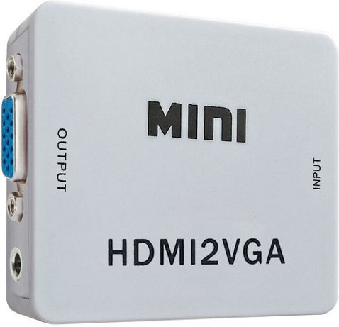 Konverter VGA weiblich zu HDMI weiblich Weiß 1Stück 942620