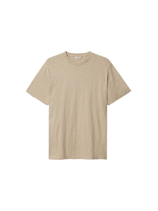 Gabba T-shirt Bărbătesc cu Mânecă Scurtă beige