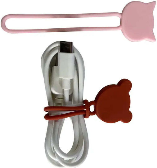 Hurtel Silicone Cable Reel Clipsuri de Organizare a Cablurilor 1buc Gri