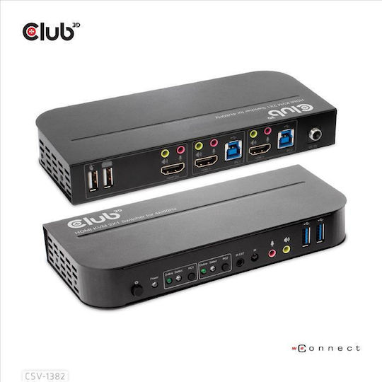Club3D KVM & Data Switch