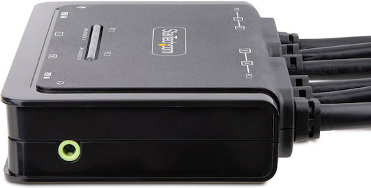 StarTech 2-Port Dual-Monitor HDMI USB 2.0 KVM & Data Switch