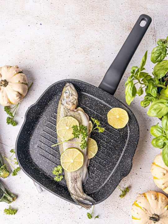 Klausberg Grill aus Aluminium mit Antihaftbeschichtung 24cm