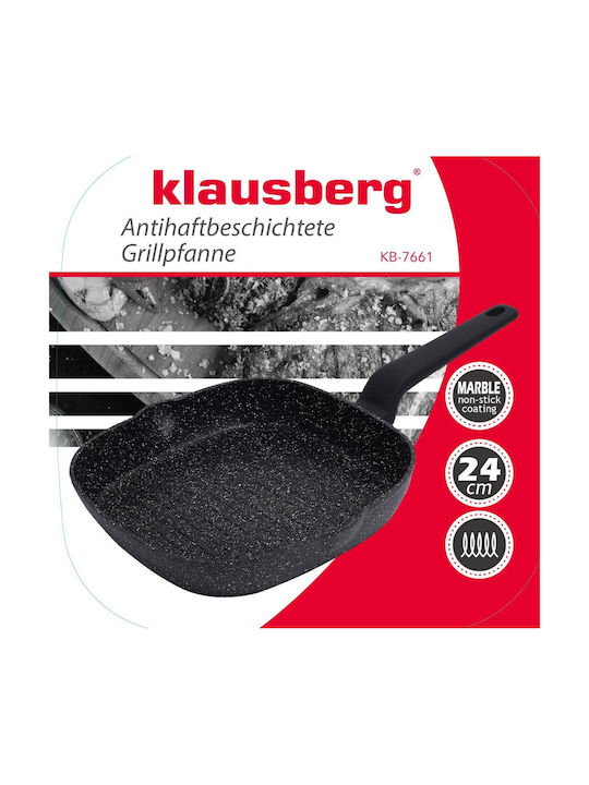 Klausberg Grill aus Aluminium mit Antihaftbeschichtung 24cm