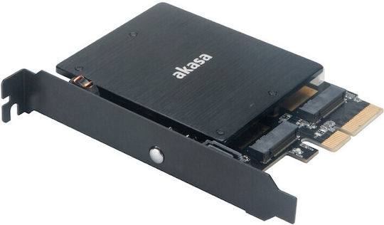 Akasa Κάρτα PCIe σε 2 θύρες M.2