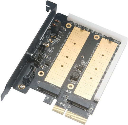 Akasa Κάρτα PCIe σε 2 θύρες M.2
