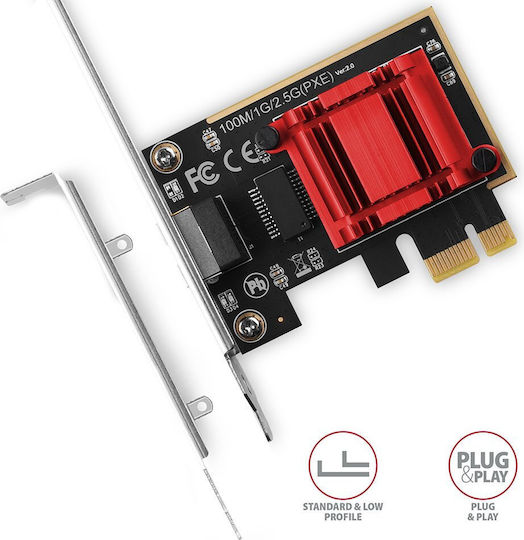 Axagon Κάρτα PCIe σε 1 θύρα Ethernet Card