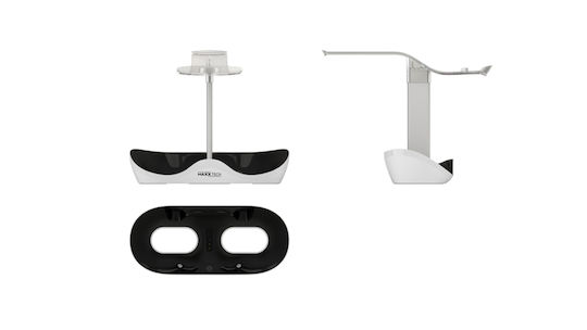 Maxx Tech Ps5 Psvr2 Controller-Ladestation 2 Controller mit LED-Beleuchtung Weiß
