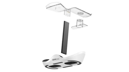 Maxx Tech Ps5 Psvr2 Controller-Ladestation 2 Controller mit LED-Beleuchtung Weiß