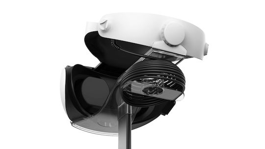 Maxx Tech Ps5 Psvr2 Controller-Ladestation 2 Controller mit LED-Beleuchtung Weiß