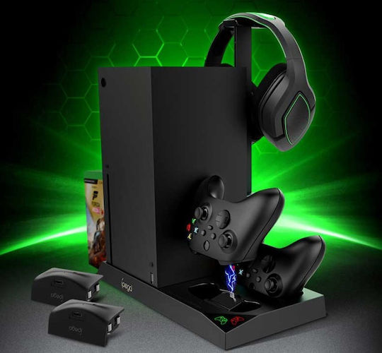 iPega XBX013 Controller-Ladestation 2 Controller Xbox Series X/S Schwarz