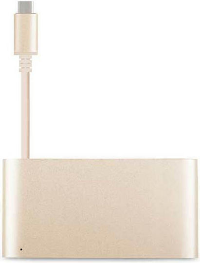 Moshi USB-C / USB-A Docking Station mit HDMI 4K PD Gold (99MO084206)