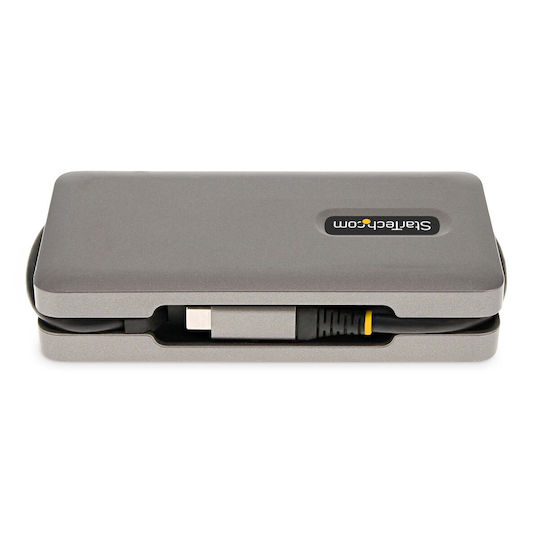 StarTech USB-C Docking Station με HDMI 4K PD Ethernet Γκρι (DKT31CVHPD3)
