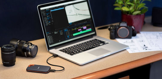 Sandisk Extreme Pro Portable V2 USB 3.2 / USB-C Външен SSD 2TB 2.5" Черен