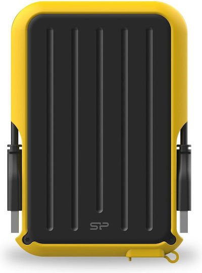 Silicon Power Armor A66 USB 3.2 External 2.5" HDD 5TB Yellow