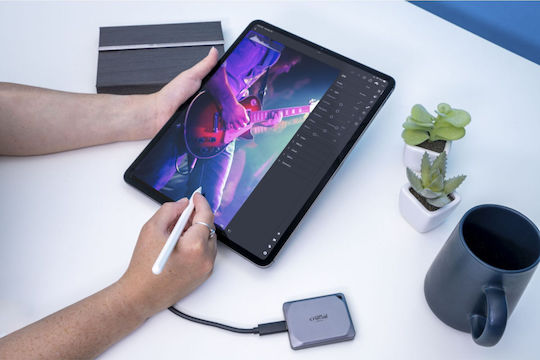 Crucial X9 Pro USB-C Εξωτερικός SSD 1TB 2.5" Γκρι