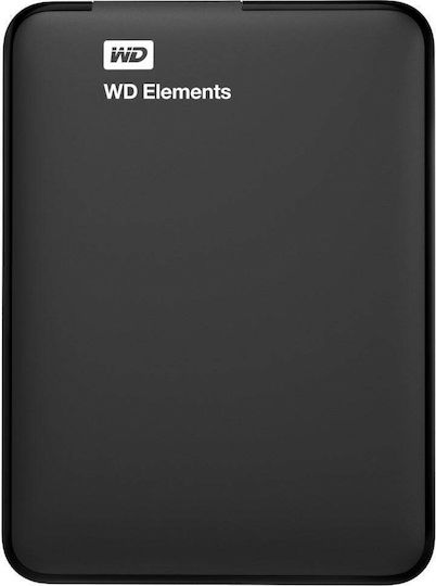 Western Digital Elements USB 3.0 Εξωτερικός HDD 1.0TB 2.5" Μαύρο
