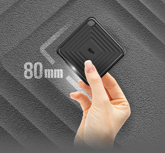 Silicon Power PC60 USB 3.1 / USB-C External 2.5" SSD 2TB Black
