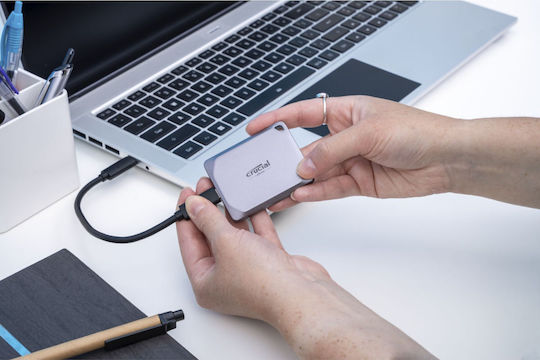 Crucial X9 Pro USB-C External SSD 4TB 2.5" Gray