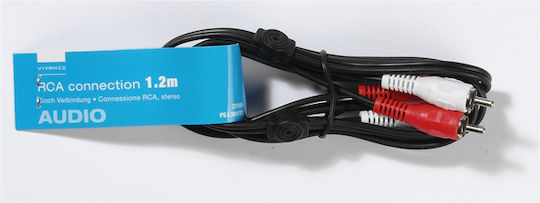 Vivanco Cable RCA male - RCA male 1.2m 22185