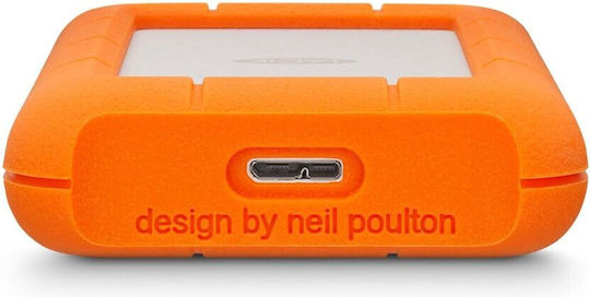 Lacie Rugged Mini USB-C Εξωτερικός SSD 4.1TB 2.5" Μαύρο