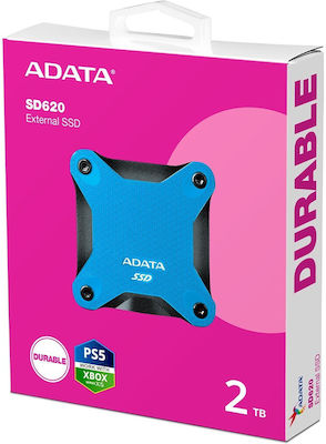 Adata SD620 USB 3.2 Εξωτερικός SSD 2TB 2.5" Μπλε