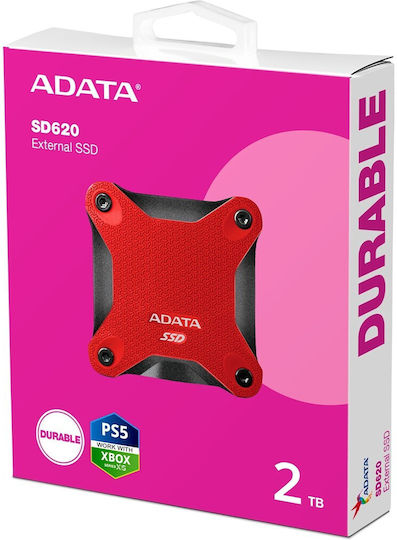 Adata SD620 USB 3.2 External SSD 2TB 2.5" Red