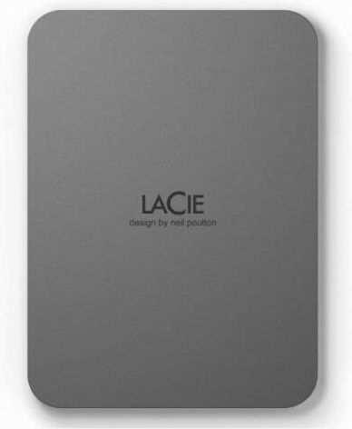 Lacie Mobile Drive Secure USB-C Extern HDD 4TB 3.5" Space Grey