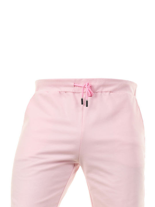 TKM Jeans Men's Athletic Shorts Pink