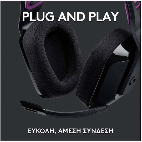 Logitech G535 Ασύρματο Over Ear Gaming Headset με σύνδεση USB for PC