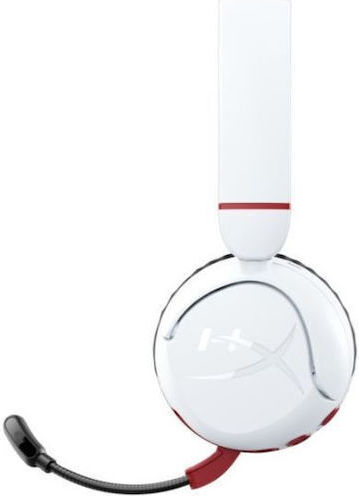 HyperX Cloud Mini Ασύρματο On Ear Gaming Headset με σύνδεση Bluetooth / 3.5mm Red/Black for Nintendo Switch / PC / PS4 / PS5 / XBOX