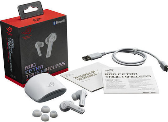 Asus ROG Cetra SpeedNova Wireless In Ear Gaming Headset with Connection Bluetooth White