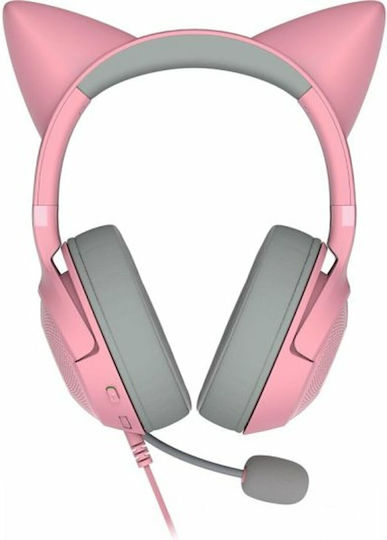 Razer Kraken Kitty V2 Over Ear Gaming Headset with Connection USB Quartz