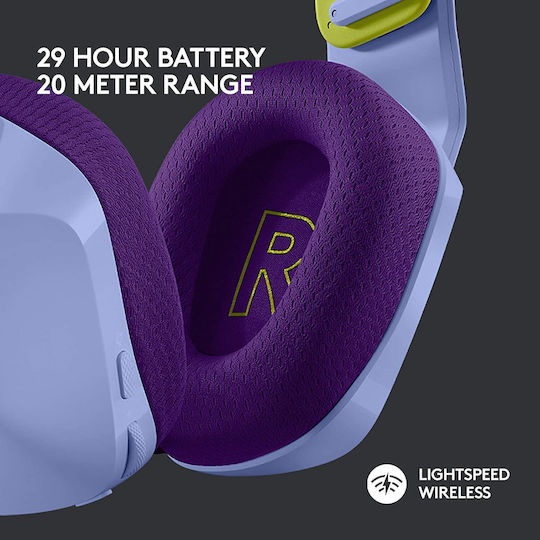 Logitech G733 Wireless Over Ear Gaming Headset with Connection USB Lilac