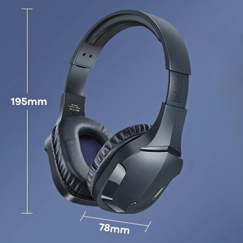Remax RB-750HB Über Ohr Gaming-Headset mit Verbindung Bluetooth Blau