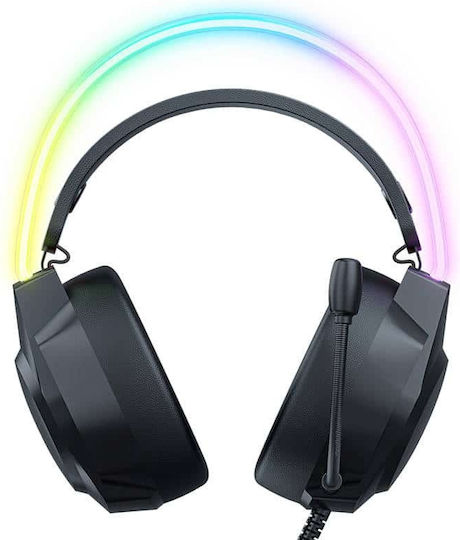 Onikuma Onikuma K5 Quartz Wireless Over Ear Gaming Headset with 3.5 mm / USB Connectivity