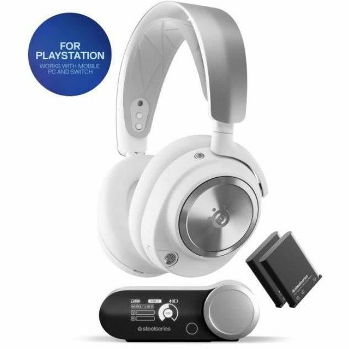 SteelSeries Arctis Nova Pro Fără fir Over Ear Gaming Headset cu