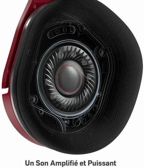 Turtle Beach Stealth 600P Max Über Ohr Gaming-Headset mit Verbindung USB Midnight Red für PC / PS5