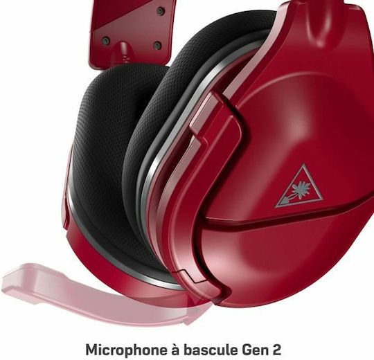 Turtle Beach Stealth 600P Max Über Ohr Gaming-Headset mit Verbindung USB Midnight Red für PC / PS5