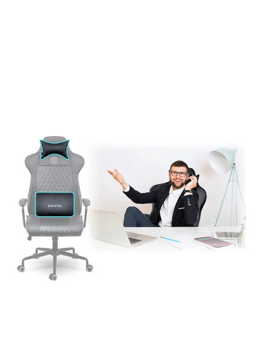 Sofotel DAC-NOP-10010656 Καρέκλα Gaming Δερματίνης Μαύρη